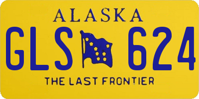 AK license plate GLS624