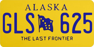 AK license plate GLS625