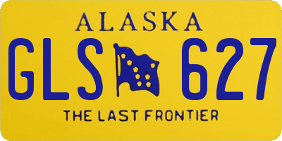 AK license plate GLS627