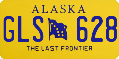 AK license plate GLS628