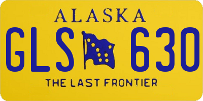 AK license plate GLS630