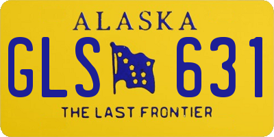 AK license plate GLS631