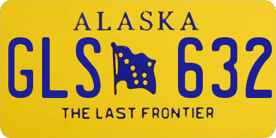 AK license plate GLS632