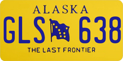 AK license plate GLS638