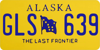 AK license plate GLS639