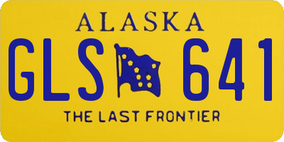 AK license plate GLS641