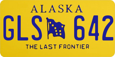 AK license plate GLS642