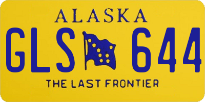 AK license plate GLS644