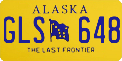 AK license plate GLS648