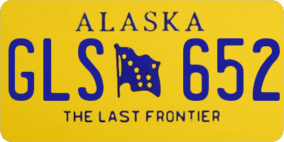 AK license plate GLS652