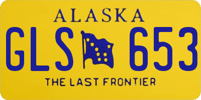 AK license plate GLS653