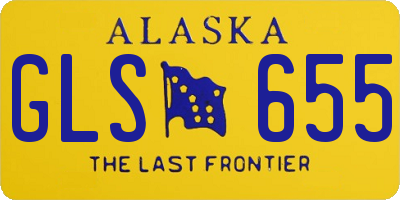 AK license plate GLS655