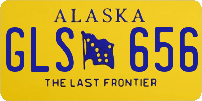 AK license plate GLS656