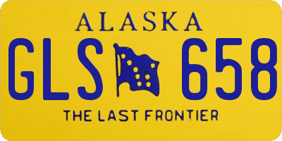 AK license plate GLS658