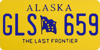 AK license plate GLS659