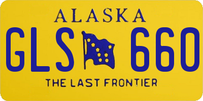 AK license plate GLS660