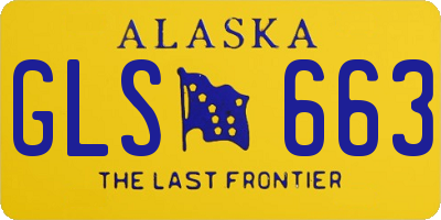 AK license plate GLS663