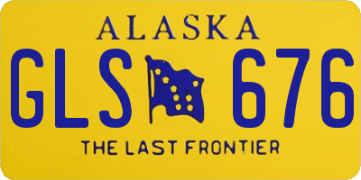 AK license plate GLS676