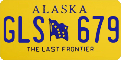 AK license plate GLS679