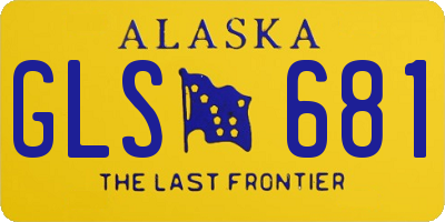 AK license plate GLS681