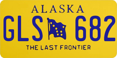 AK license plate GLS682