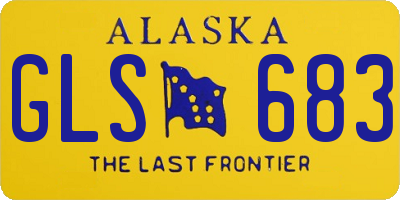 AK license plate GLS683