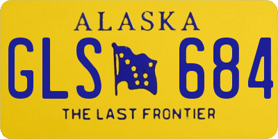 AK license plate GLS684