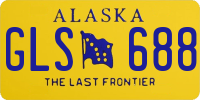 AK license plate GLS688