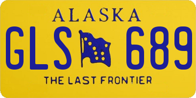 AK license plate GLS689