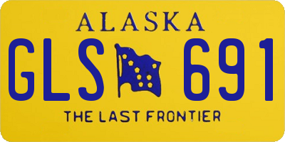 AK license plate GLS691