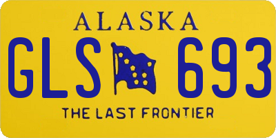 AK license plate GLS693