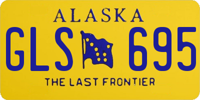 AK license plate GLS695