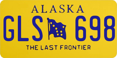 AK license plate GLS698