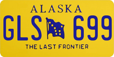 AK license plate GLS699