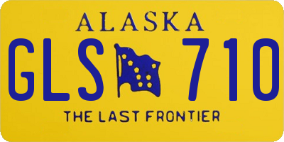 AK license plate GLS710