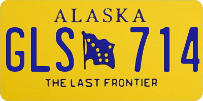 AK license plate GLS714