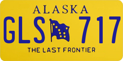 AK license plate GLS717