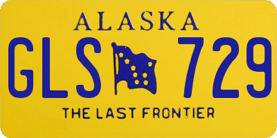 AK license plate GLS729