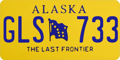 AK license plate GLS733