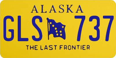 AK license plate GLS737