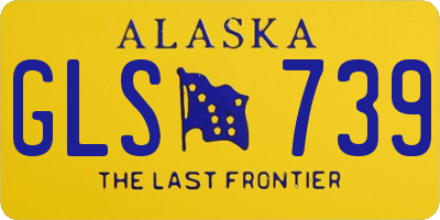 AK license plate GLS739