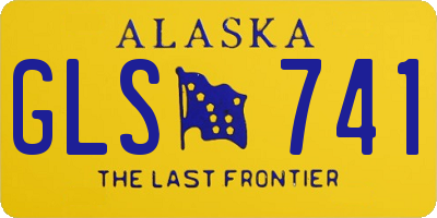 AK license plate GLS741