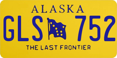 AK license plate GLS752