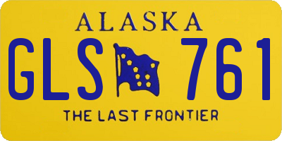 AK license plate GLS761