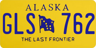 AK license plate GLS762