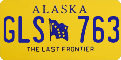 AK license plate GLS763