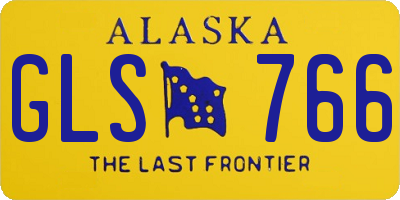 AK license plate GLS766