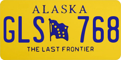 AK license plate GLS768