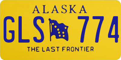 AK license plate GLS774