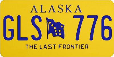AK license plate GLS776